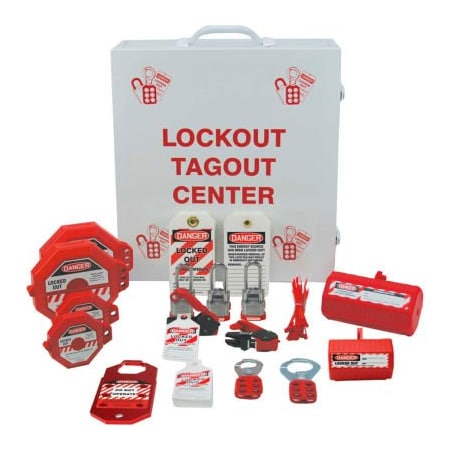 Accuform Accuform Stopout Lockout/Tagout Cabinet Center, Steel KSK369